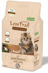 LESS TRAİL KEDİ KUMU KOKU GİDERİCİ ACTİVE KARBON 420Gr +YASEMİN ÇİÇEĞİ KOKULU