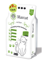 Mar Cat 20 lt İnce Tane Çiçek Kokulu Beyaz Bentonit Kedi Kumu