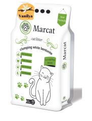 Mar Cat 20 Lt İnce Tane Vanilya Kokulu Beyaz Kedi Kumu